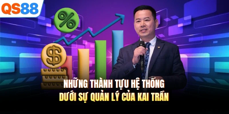 Những thành tựu hệ thống dưới sự quản lý của Kai Trần